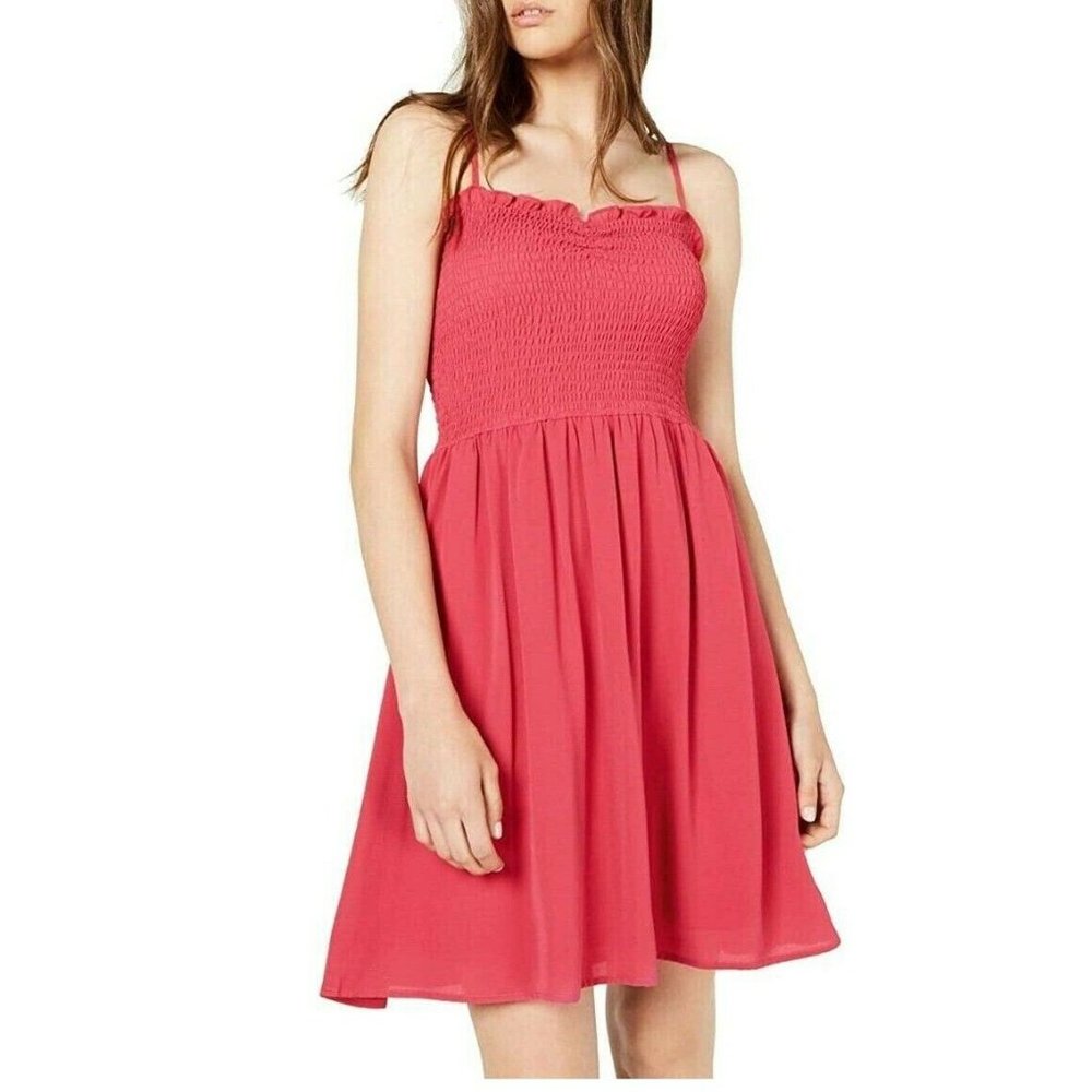 Bebop Junior M Red Fit Flare Dress NWT AD22